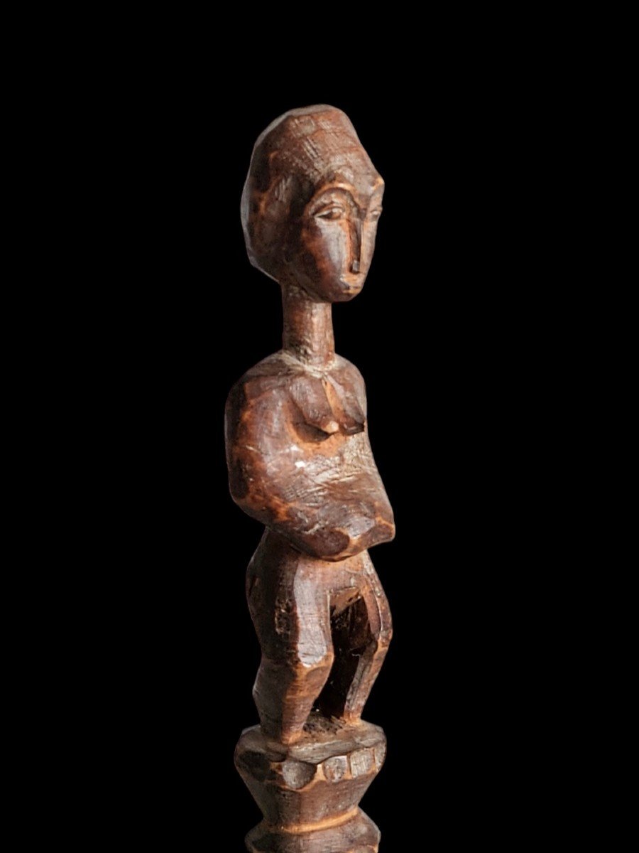 Slingshot, Baoulé, Republic Of Ivory Coast, First Half Of The 20th Century.-photo-3