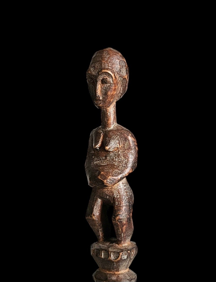 Slingshot, Baoulé, Republic Of Ivory Coast, First Half Of The 20th Century.-photo-4