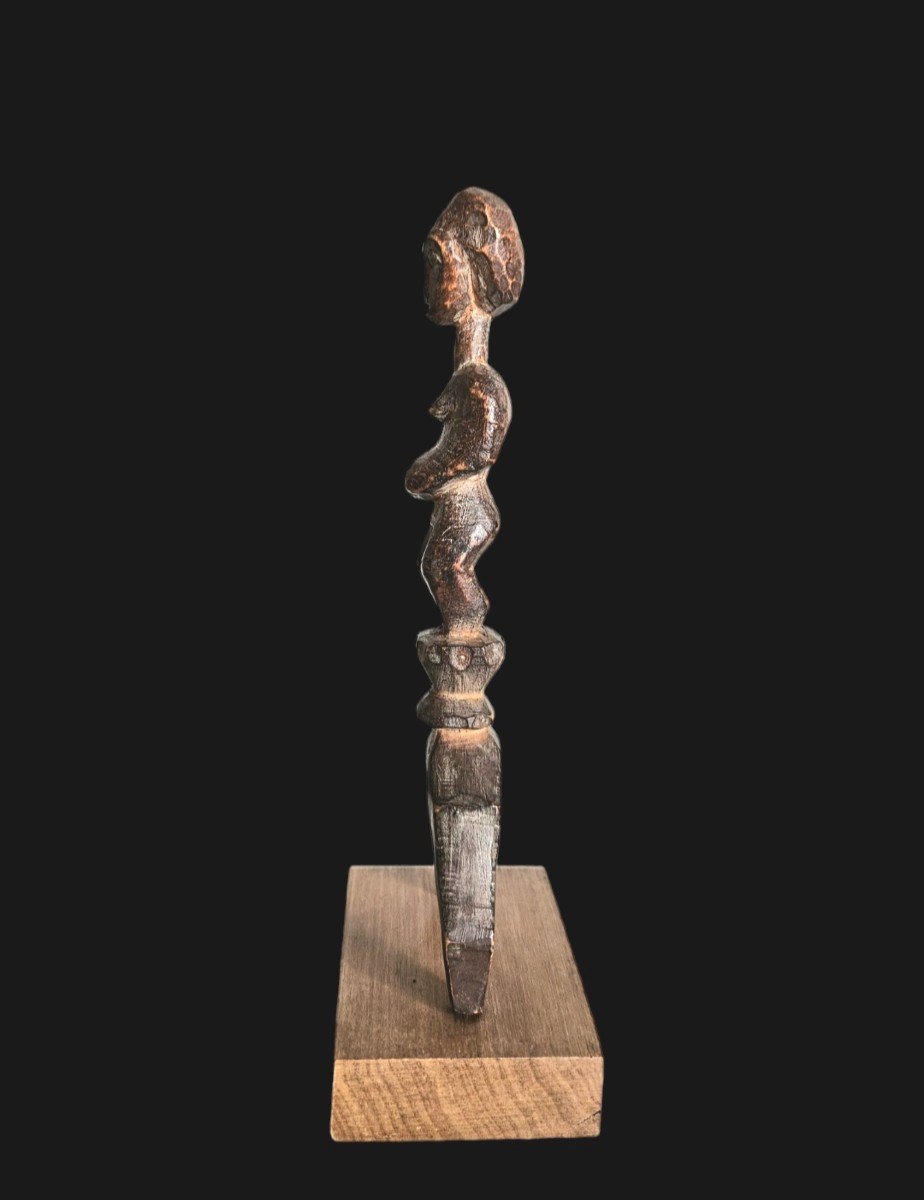 Slingshot, Baoulé, Republic Of Ivory Coast, First Half Of The 20th Century.-photo-1