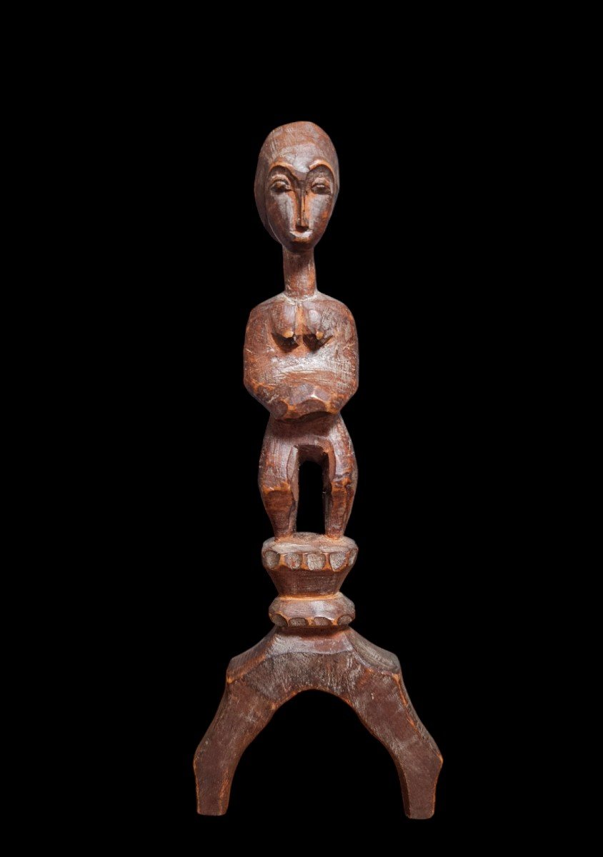 Slingshot, Baoulé, Republic Of Ivory Coast, First Half Of The 20th Century.