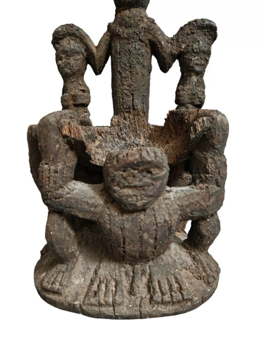 Autel Cultuel, Urhobo, Sud Du Nigeria, Fin XIXème , Début XXème Siècle.-photo-2