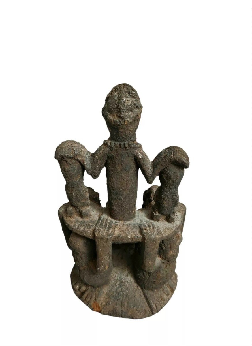 Autel Cultuel, Urhobo, Sud Du Nigeria, Fin XIXème , Début XXème Siècle.-photo-4