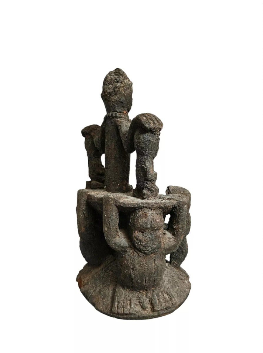 Autel Cultuel, Urhobo, Sud Du Nigeria, Fin XIXème , Début XXème Siècle.-photo-5