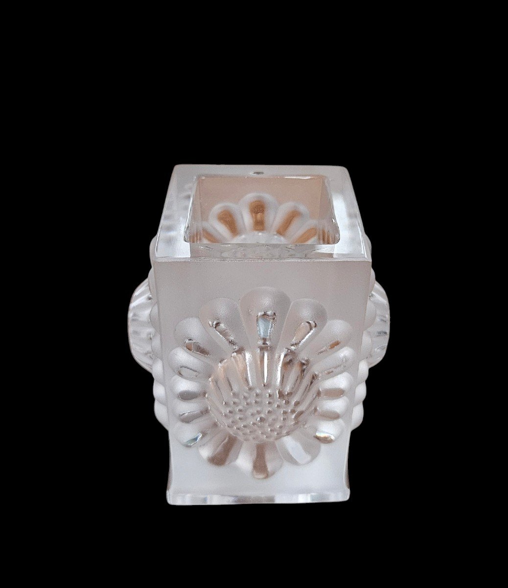 Lalique Crystal Paquerette Daisy  Circa 1950-photo-1