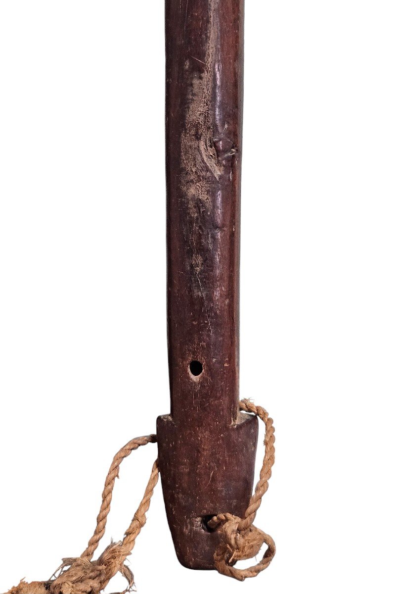 Old Mossi Ceremonial Flute Burkina Faso - 20th Century-photo-3