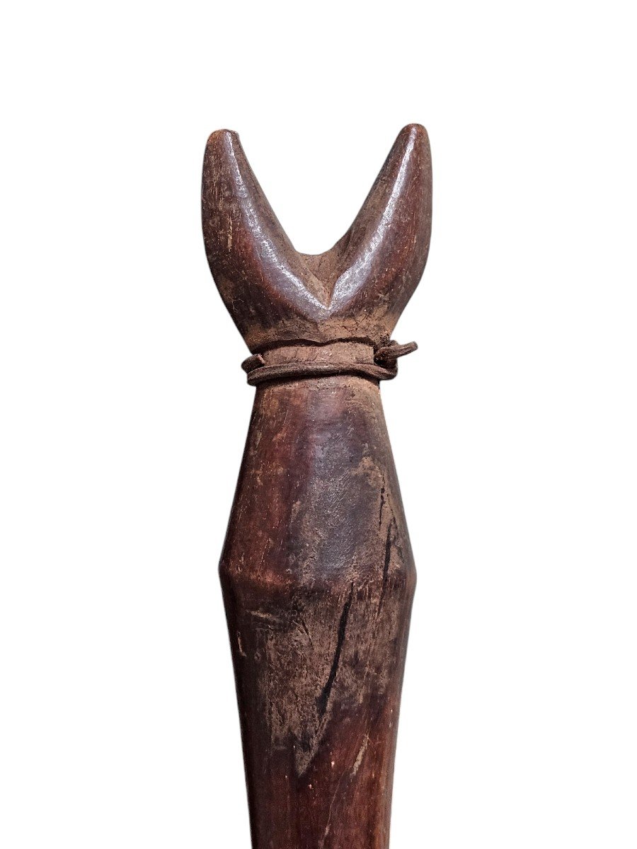 Old Mossi Ceremonial Flute Burkina Faso - 20th Century-photo-4