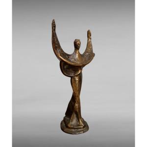 Sculpture En Bronze De Bernard Jobin "démeter" N 498/500