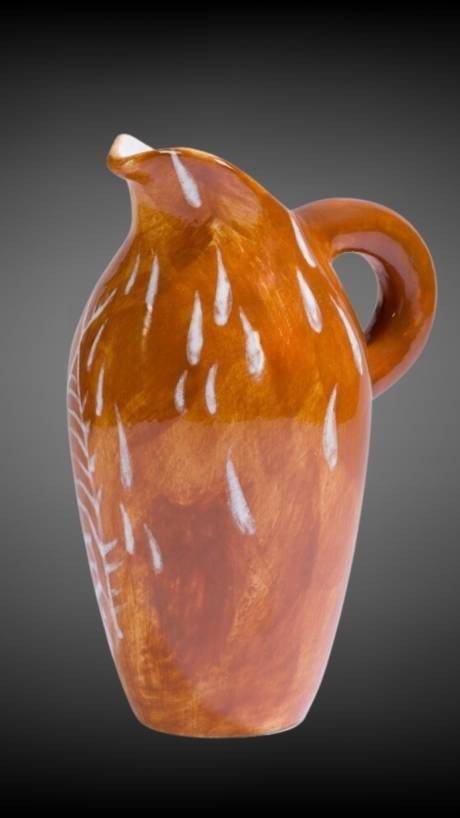 Jean Lurçat, Fish Decor Pitcher, Ceramic