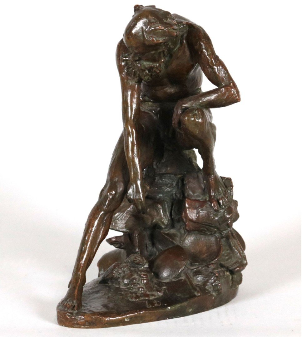 Honoré Daumier, Bronze "la Fortune"-photo-2