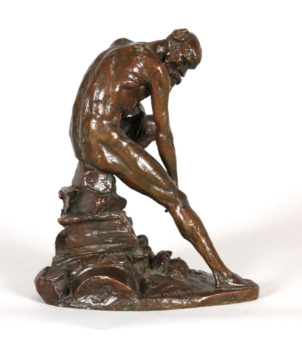 Honoré Daumier, Bronze "la Fortune"-photo-4