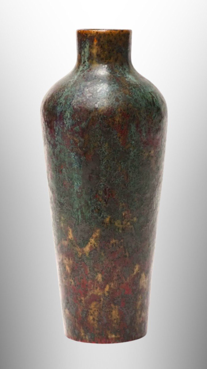 P. A. Dalpayrat, Vase Ovoïde, Art Nouveau Grés Céramique