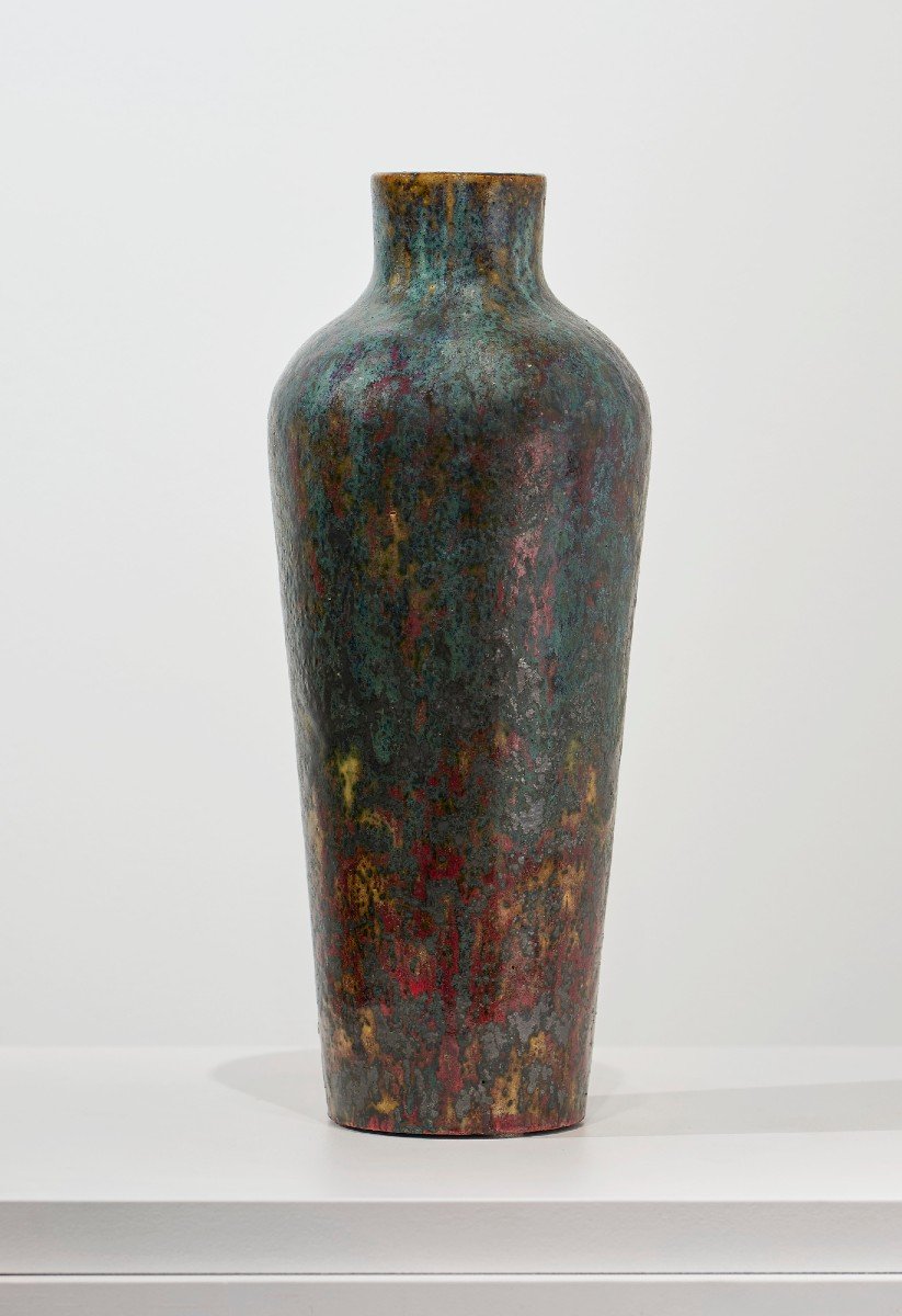 P. A. Dalpayrat, Vase Ovoïde, Art Nouveau Grés Céramique