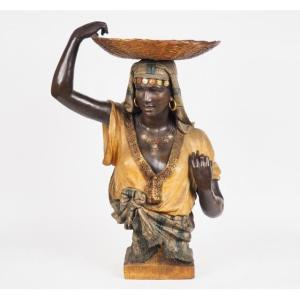 Rare Sculpture Goldscheider Terre Cuite Orientaliste