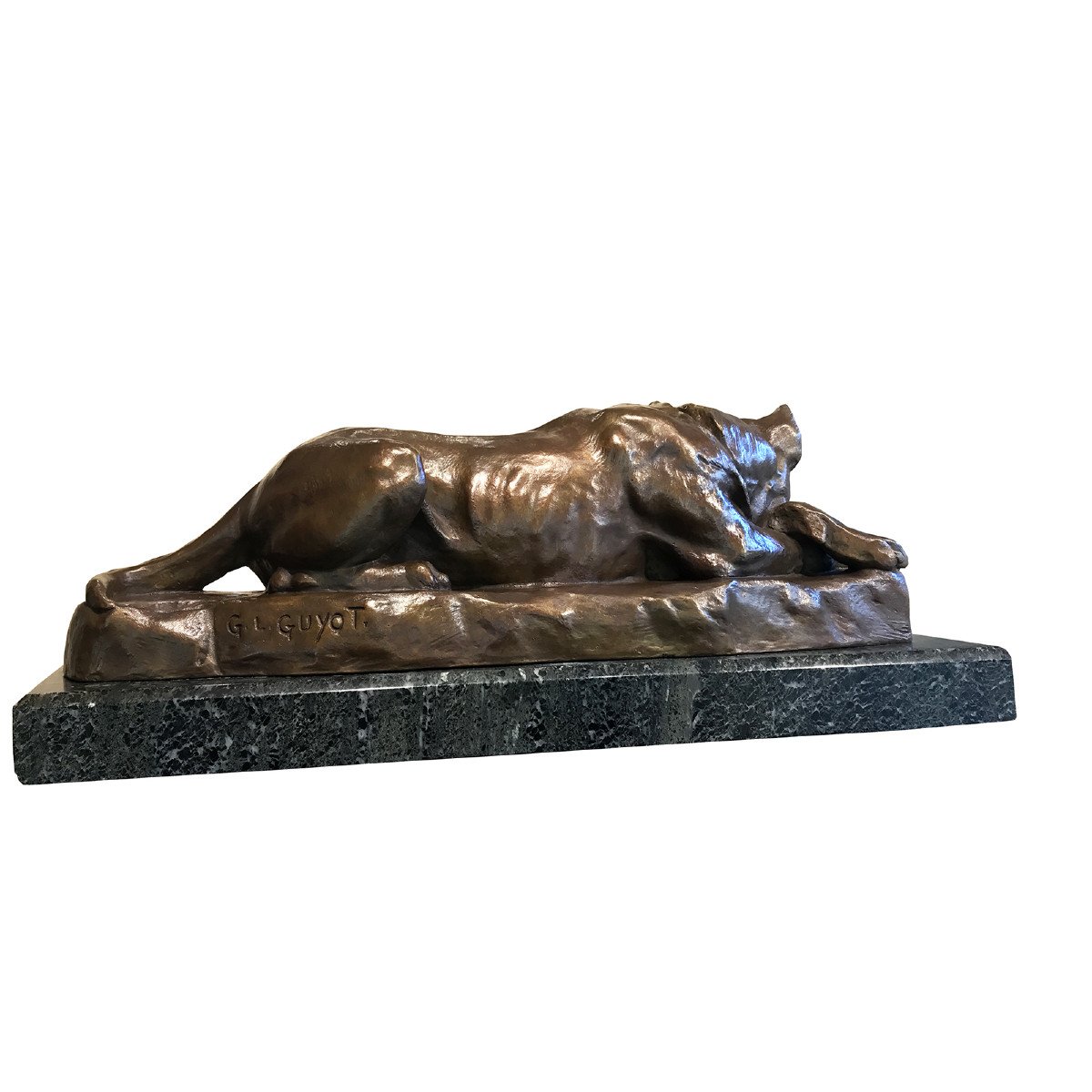 Georges-lucien Guyot (1885-1973) - "lying Mastiff-photo-3