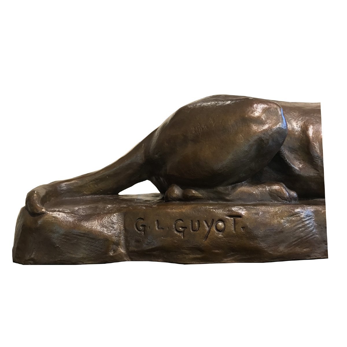 Georges-lucien Guyot (1885-1973) - "lying Mastiff-photo-4