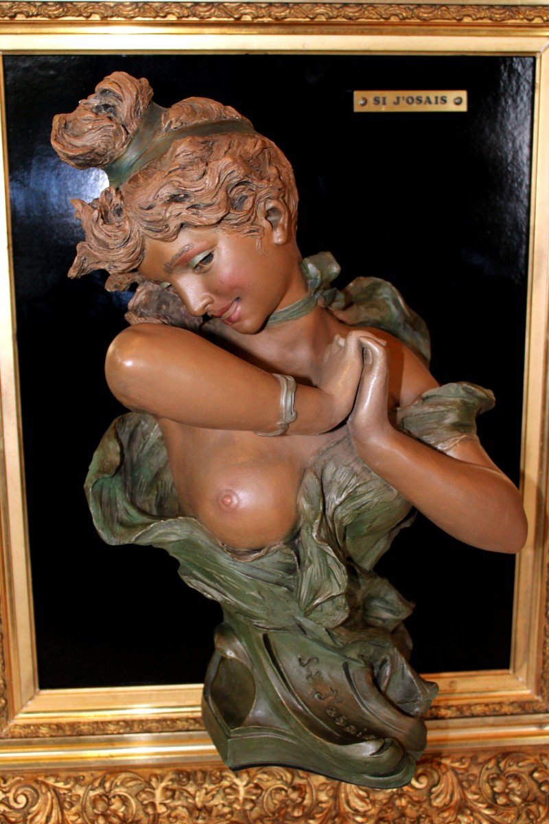 Sculpture en terre cuite signee Foretay Alfred XIXeme-photo-4