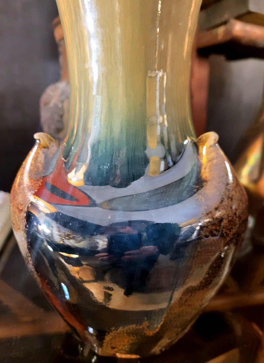 Vase en Grès émaillé de Jean Jacquinot, la Borne-photo-3