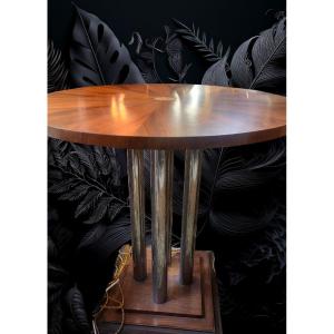 Tubular Pedestal Table 