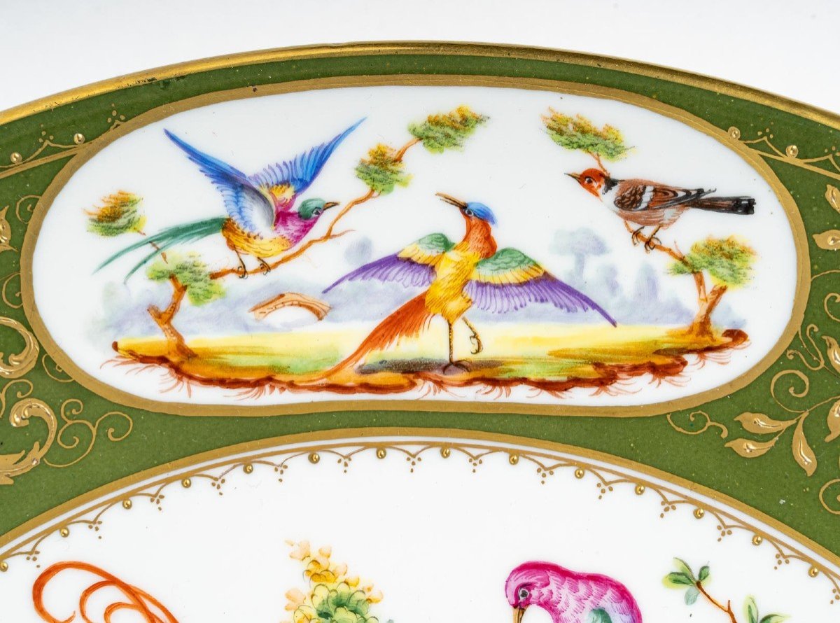 Le Tallec "large Cup With Polychrome Birds"-photo-3