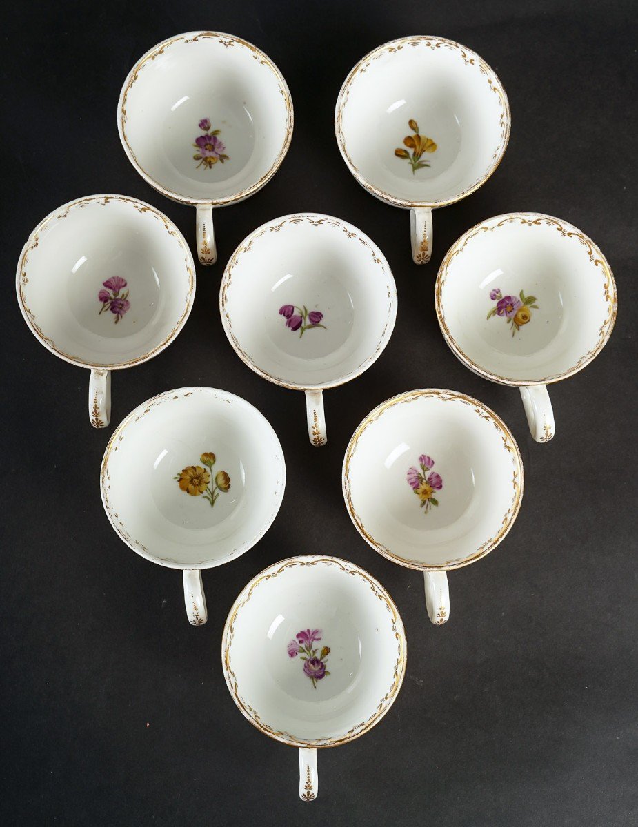 8 Cups With Birds "the Hague" 1775/1785-photo-4