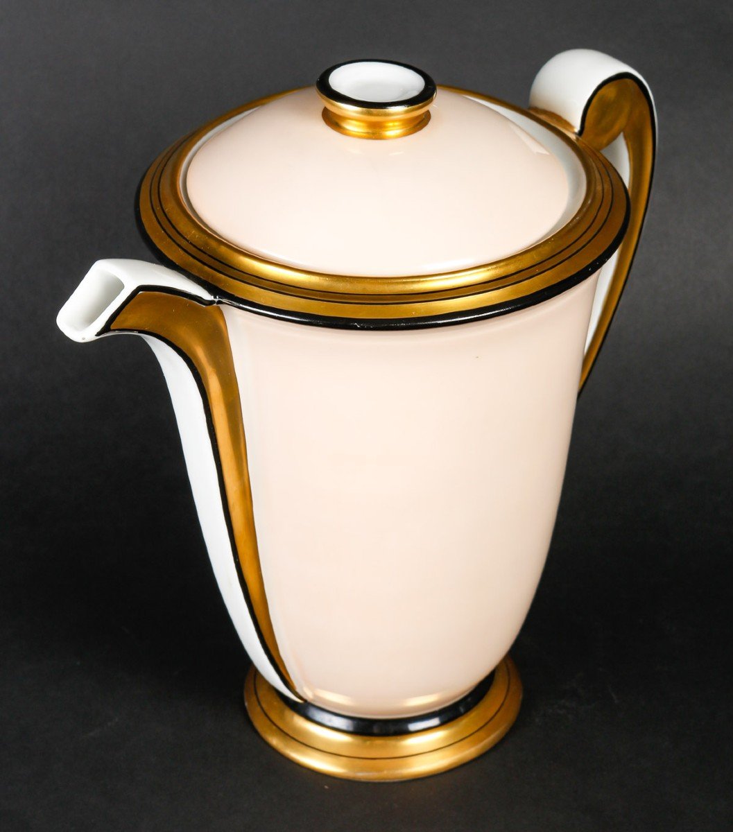 Art Deco Coffee Service "charles Ahrenfeld" Limoges 1920-photo-3