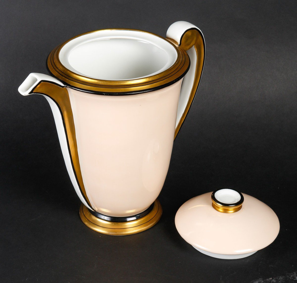 Art Deco Coffee Service "charles Ahrenfeld" Limoges 1920-photo-4