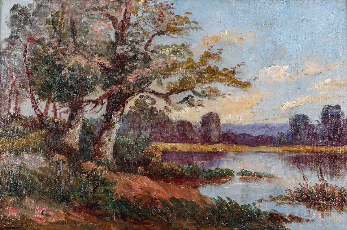 Camille Saint Saens "landscape" Late 19th Century-photo-2