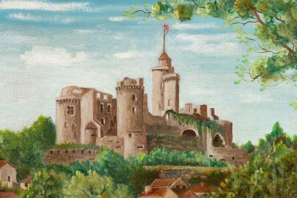 J.V. CANEL  "Le Château de Bonaguil " du XIIIème siècle  France-photo-3