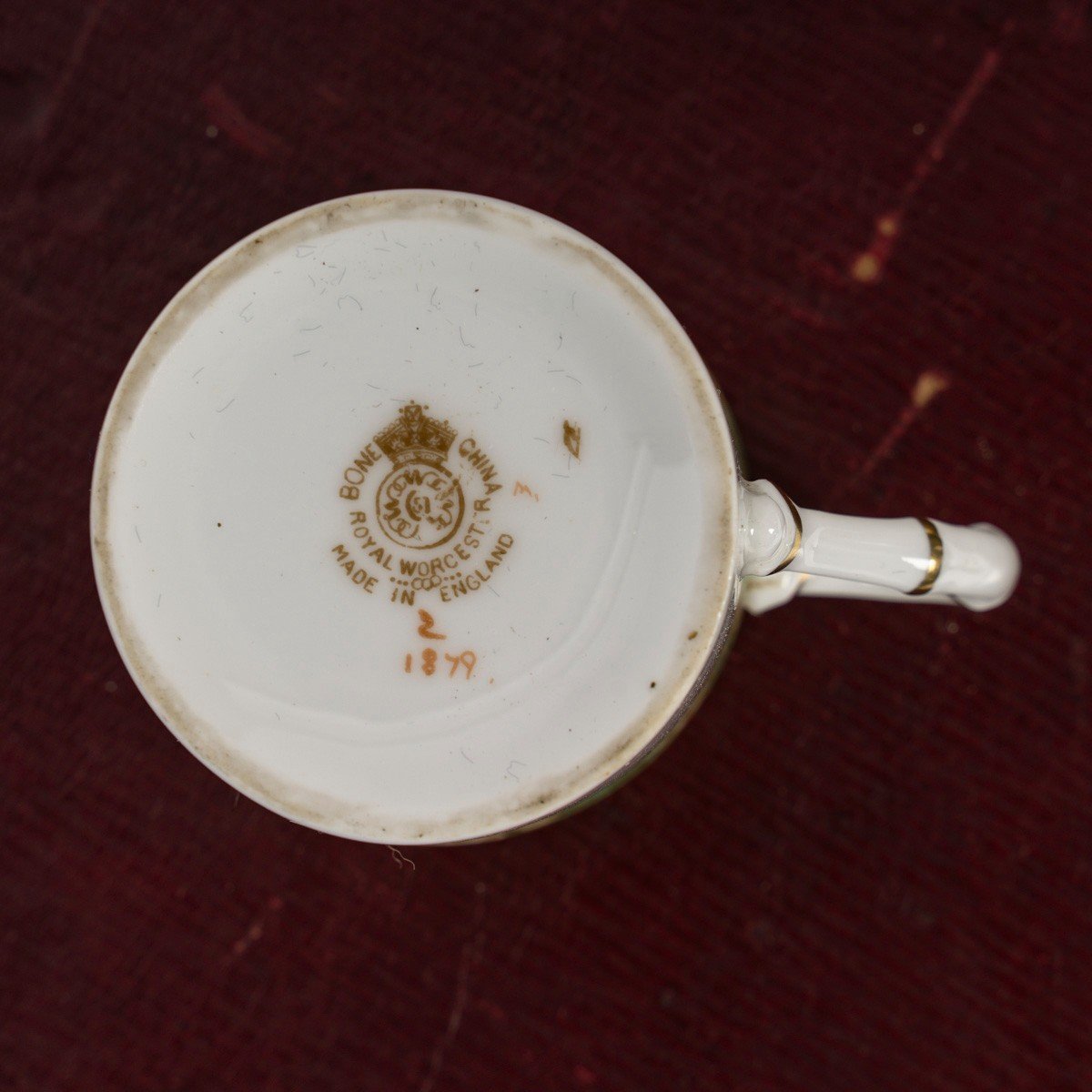 Six Royal Worcester Cups In 19th Century Case-photo-6