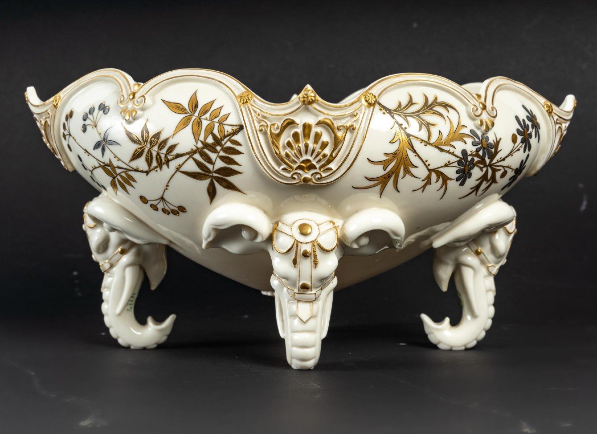 Three Elephant Cups (royal Worcester)-photo-3