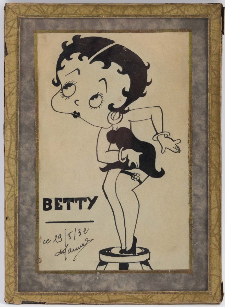 Dessin de Betty Boop   par Manuel 1932