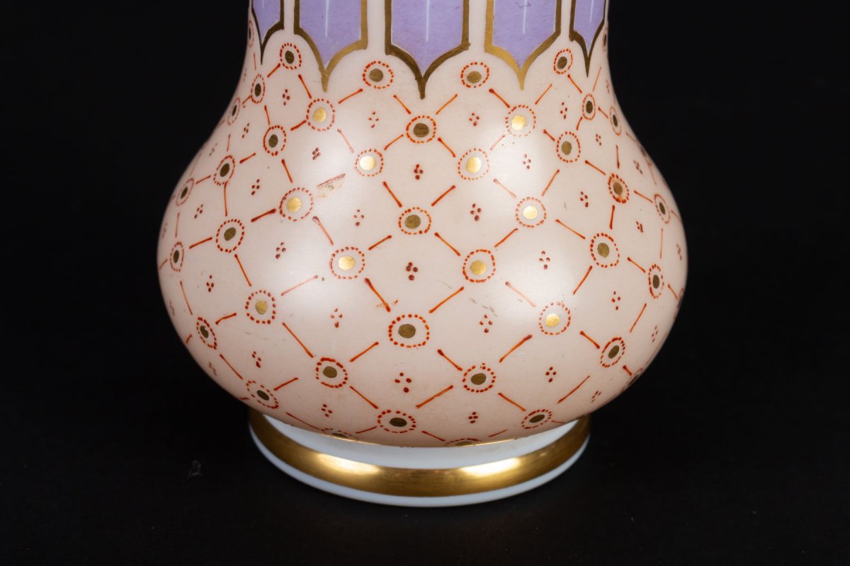 Mid XIXth Opaline Perfume Bottle-photo-1