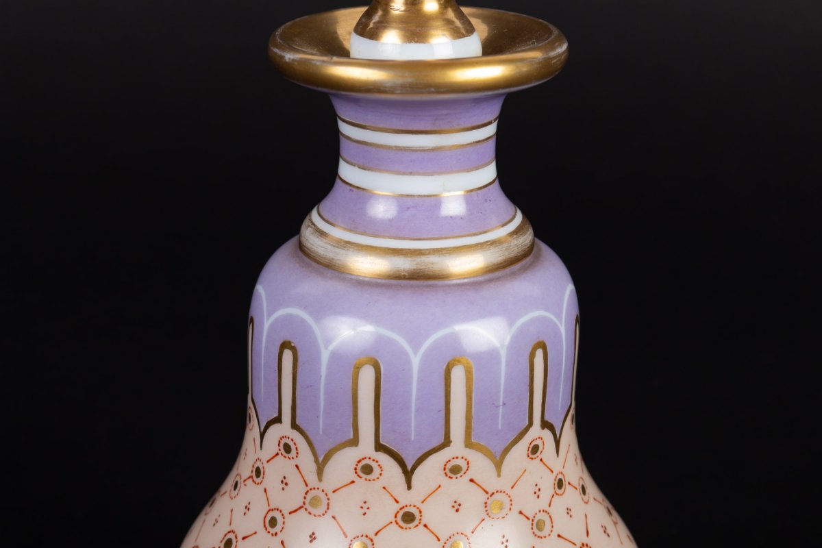 Mid XIXth Opaline Perfume Bottle-photo-2