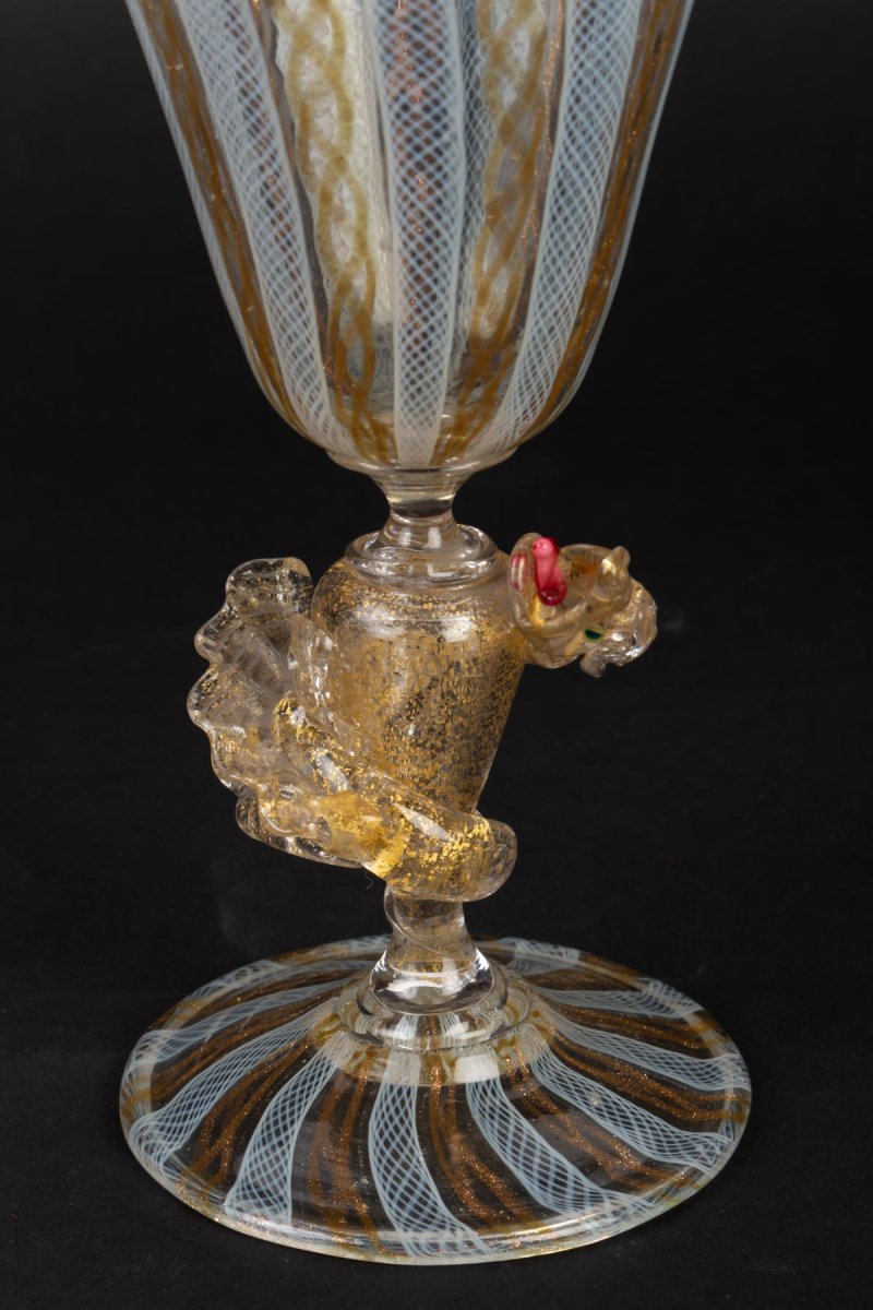 Venitian Glass With  Dragon    Saviati 1880-photo-4