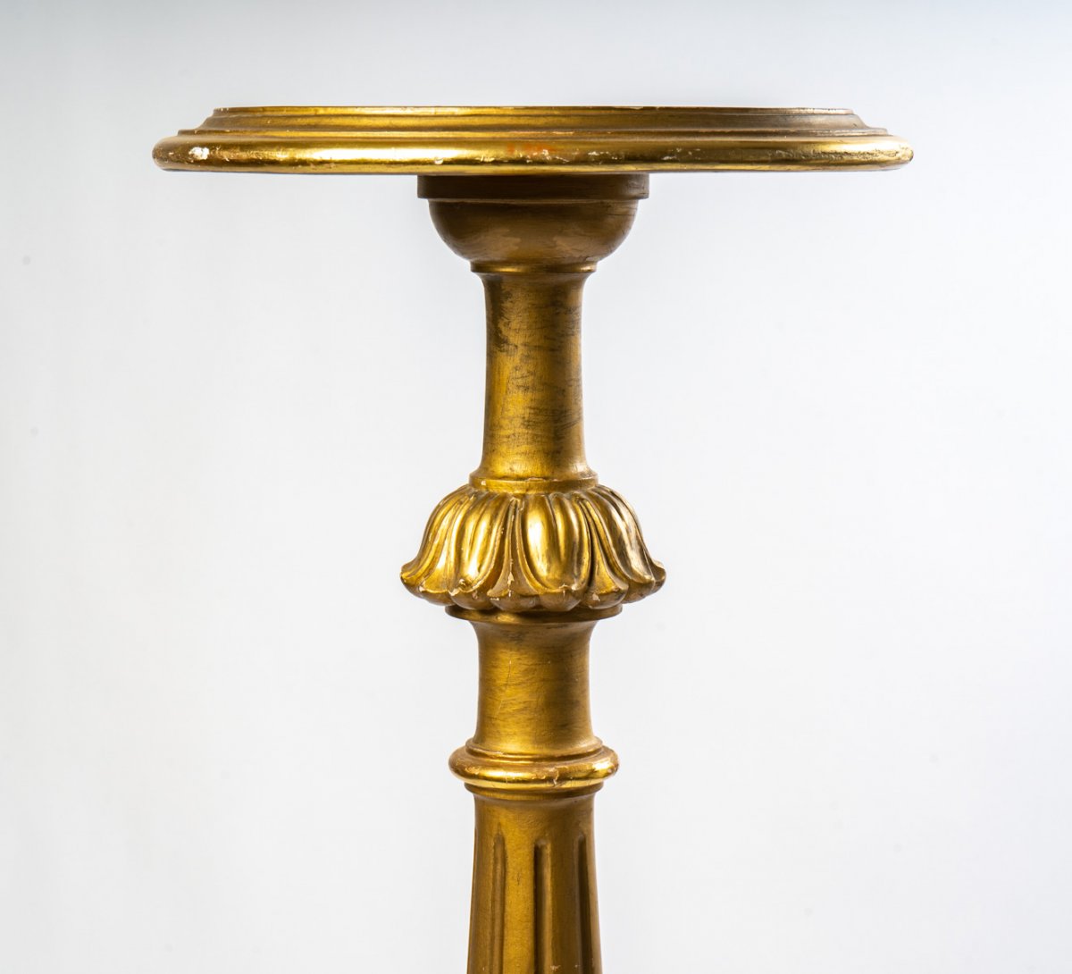 Stool In Golden Wood  XIX Century-photo-2