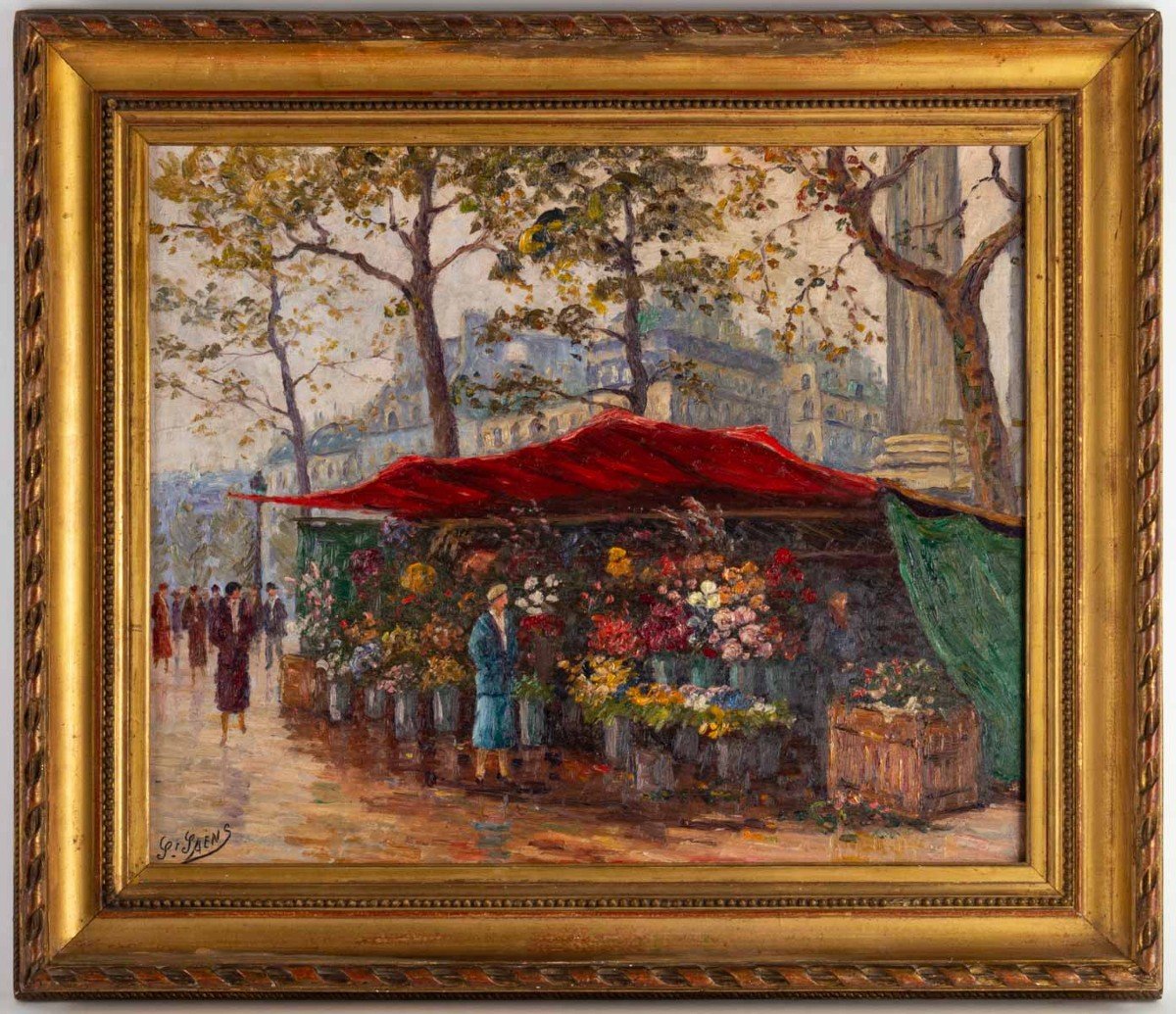 Charles Camille Saint-saens "the Flower Merchant" XIXth-photo-3