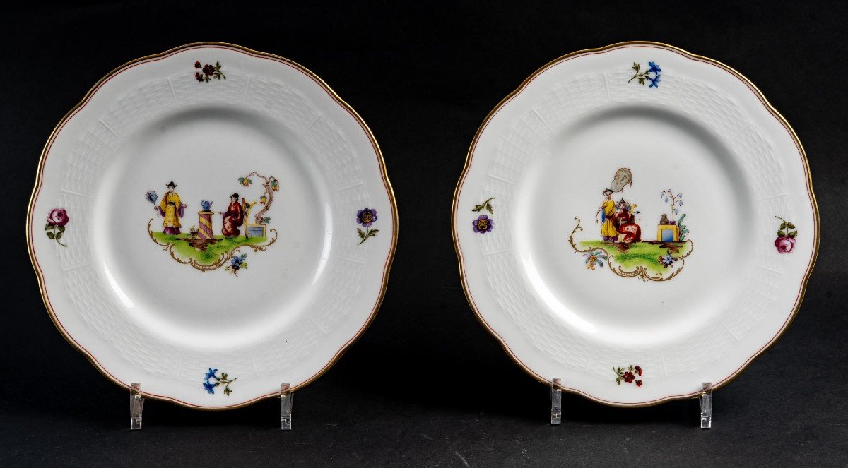 Tea Service "to The Chinese" Théodore Haviland 1894 Limoges-photo-3