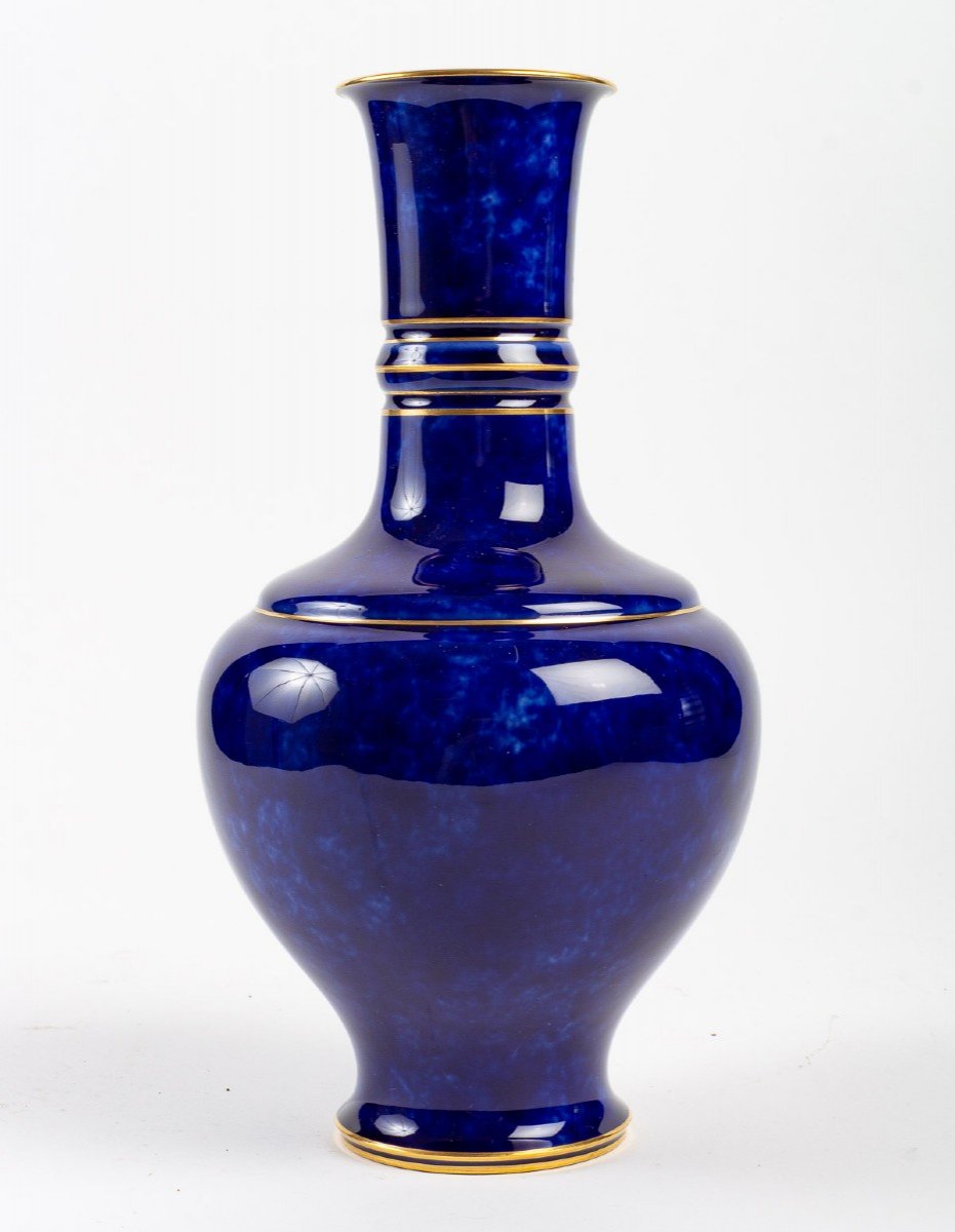 Blue Vase Manufacture Nationale De Sèvres 1898