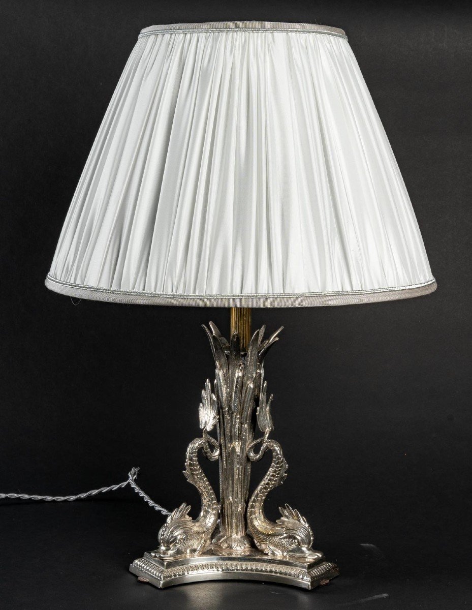 Lamp With Three Dolphins-photo-2