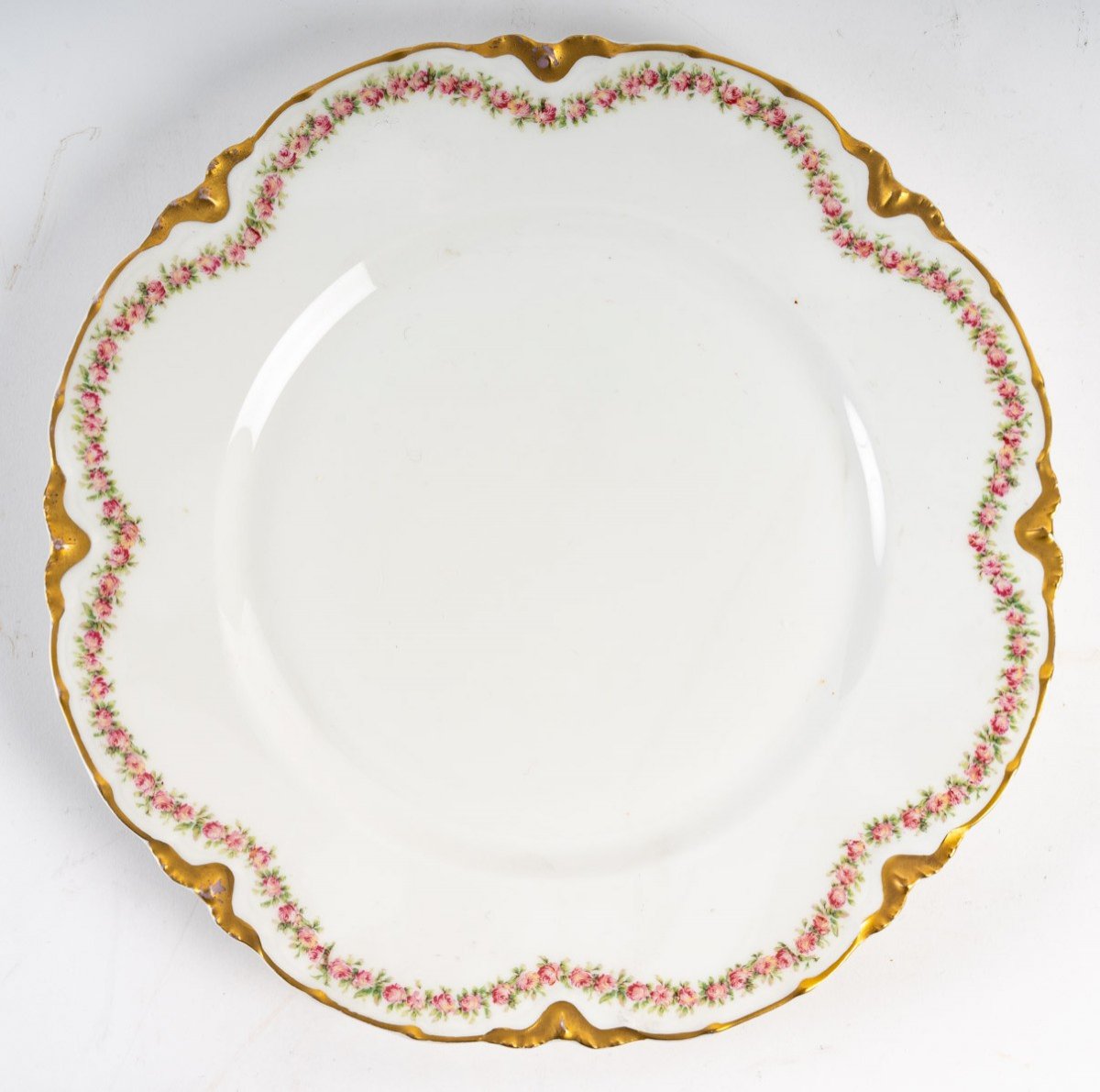 Service de table " Ranson" avec Roses HAVILAND 1890-photo-3