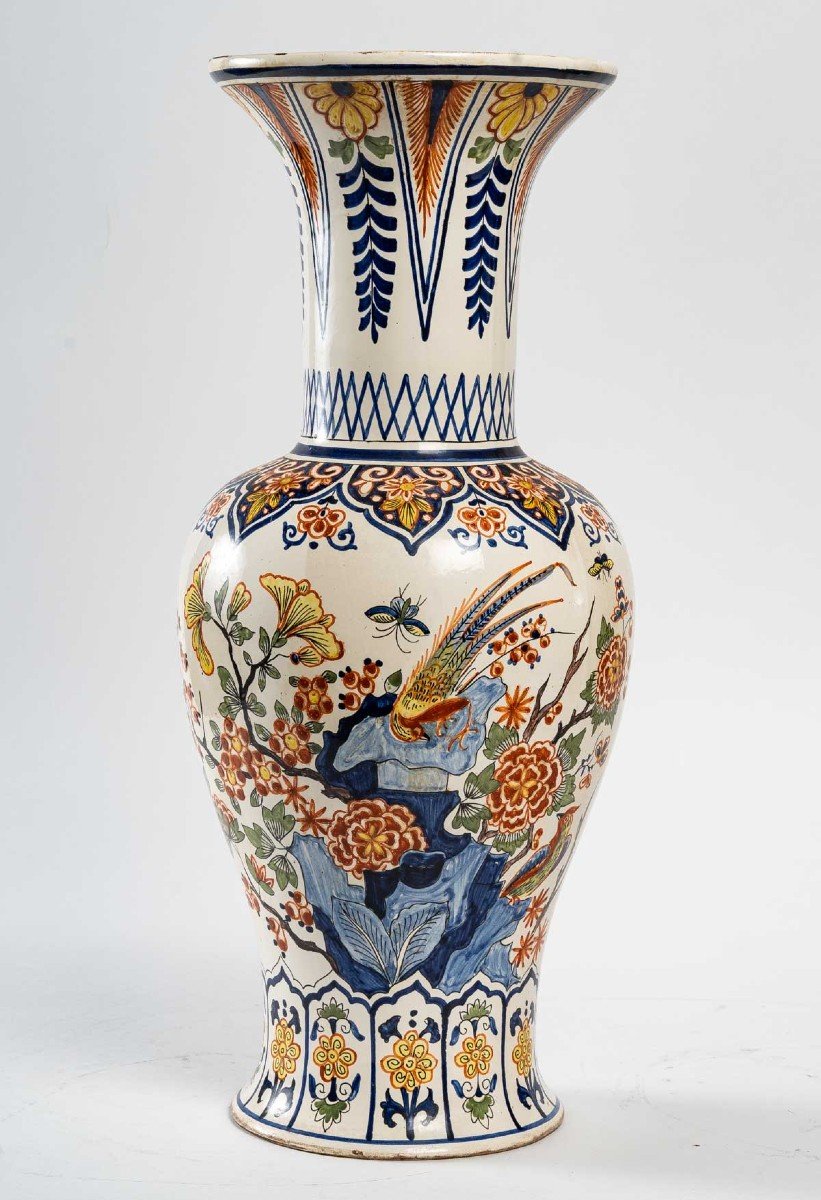 Vase Delft polychrome-photo-2