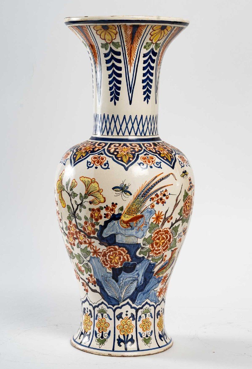 Polychrome Delft Vase-photo-2