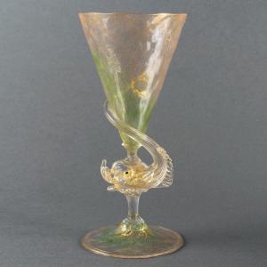 Salviati Dott Antonio 1875 Verre Au Dauphin   ( Venise )