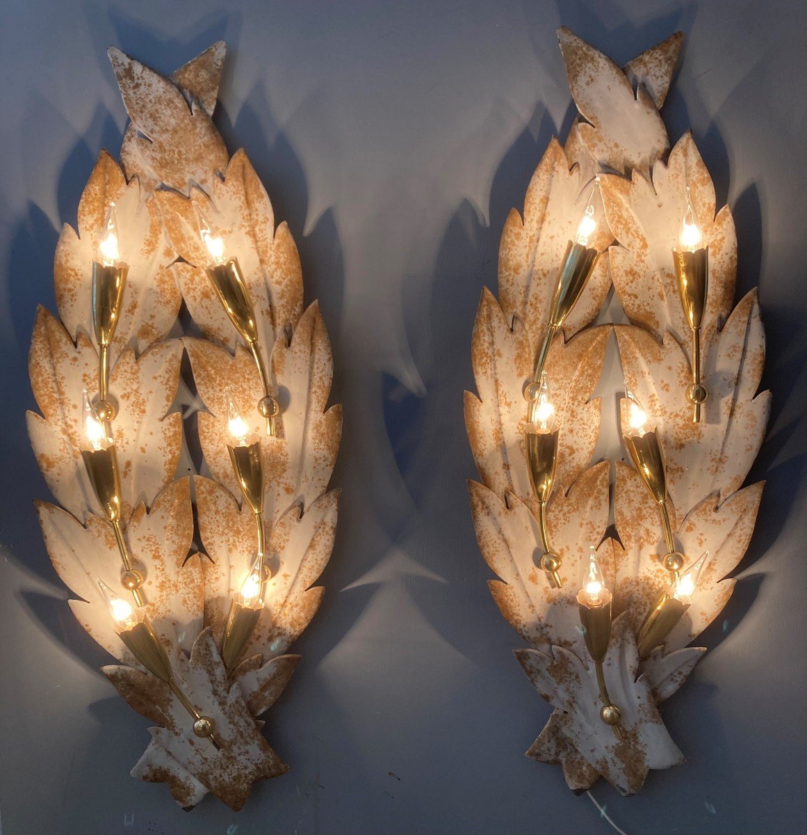 Pair Of 60s Sconces