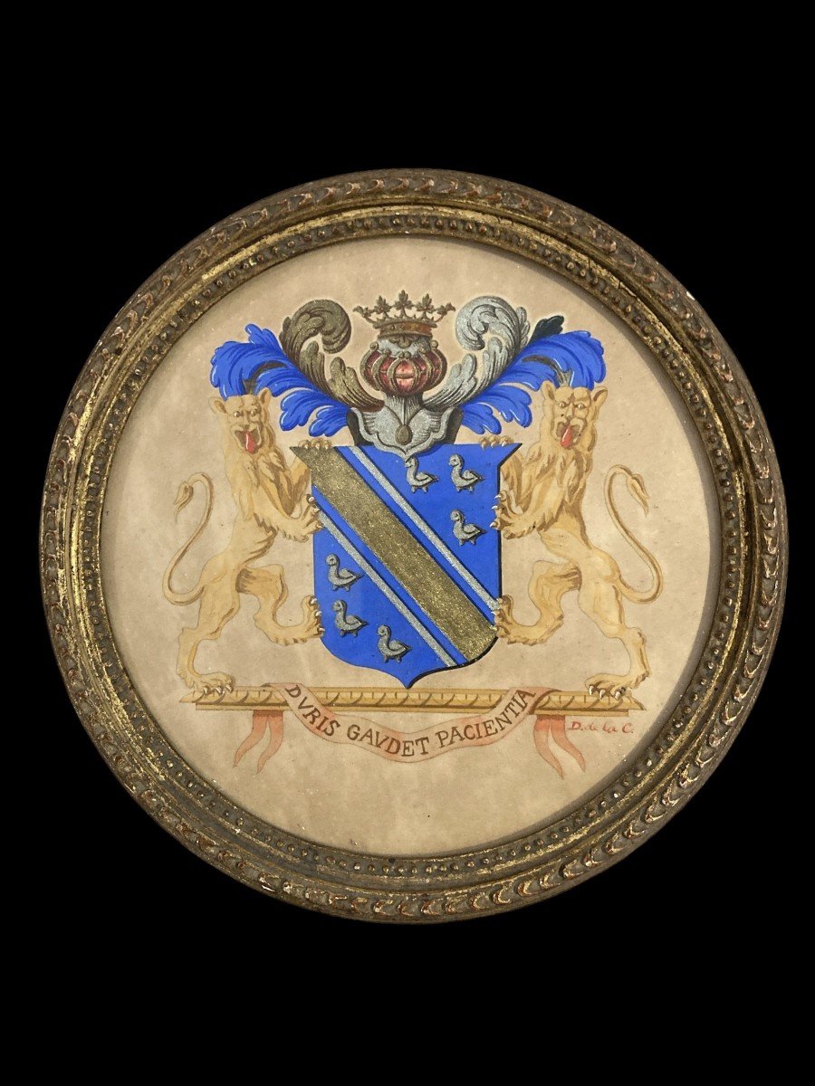 Set Of Four Coats Of Arms-photo-4