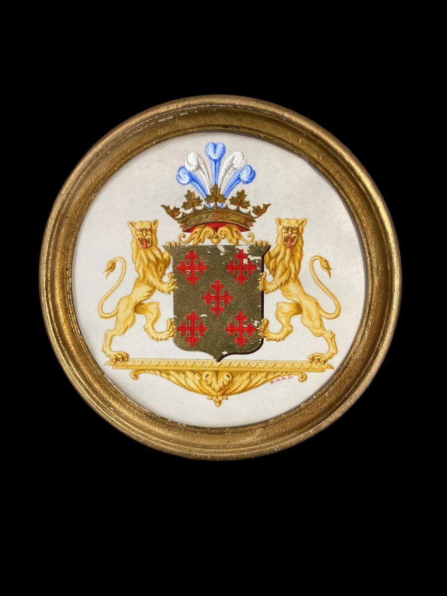 Set Of Four Coats Of Arms-photo-1