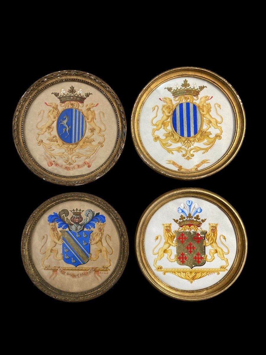 Set Of Four Coats Of Arms