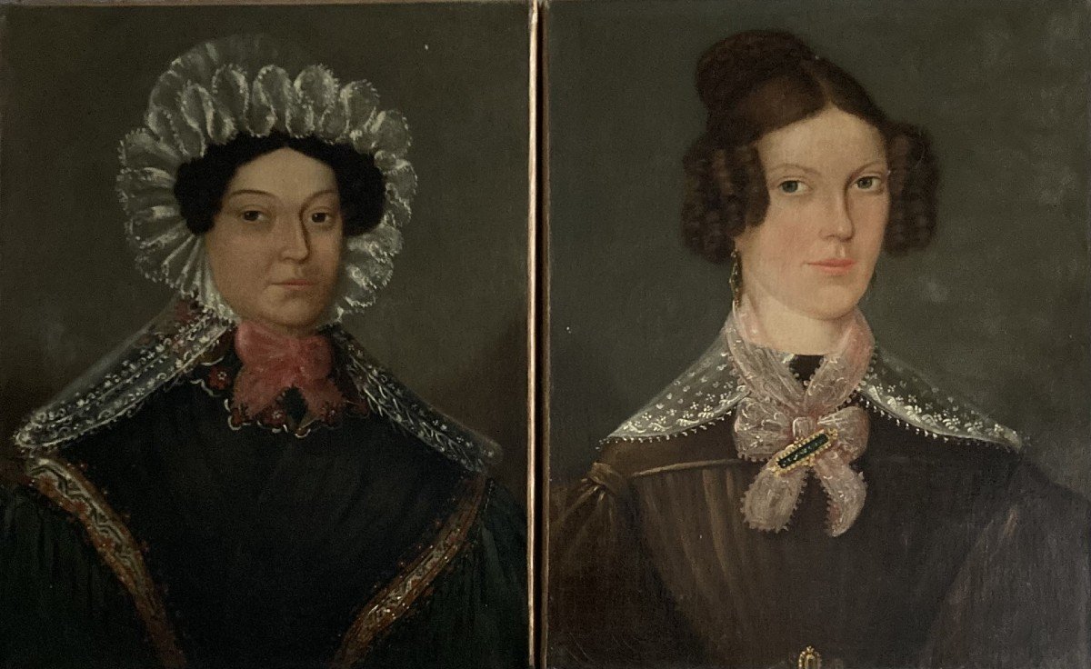 Pair Of 19th Century Portraits