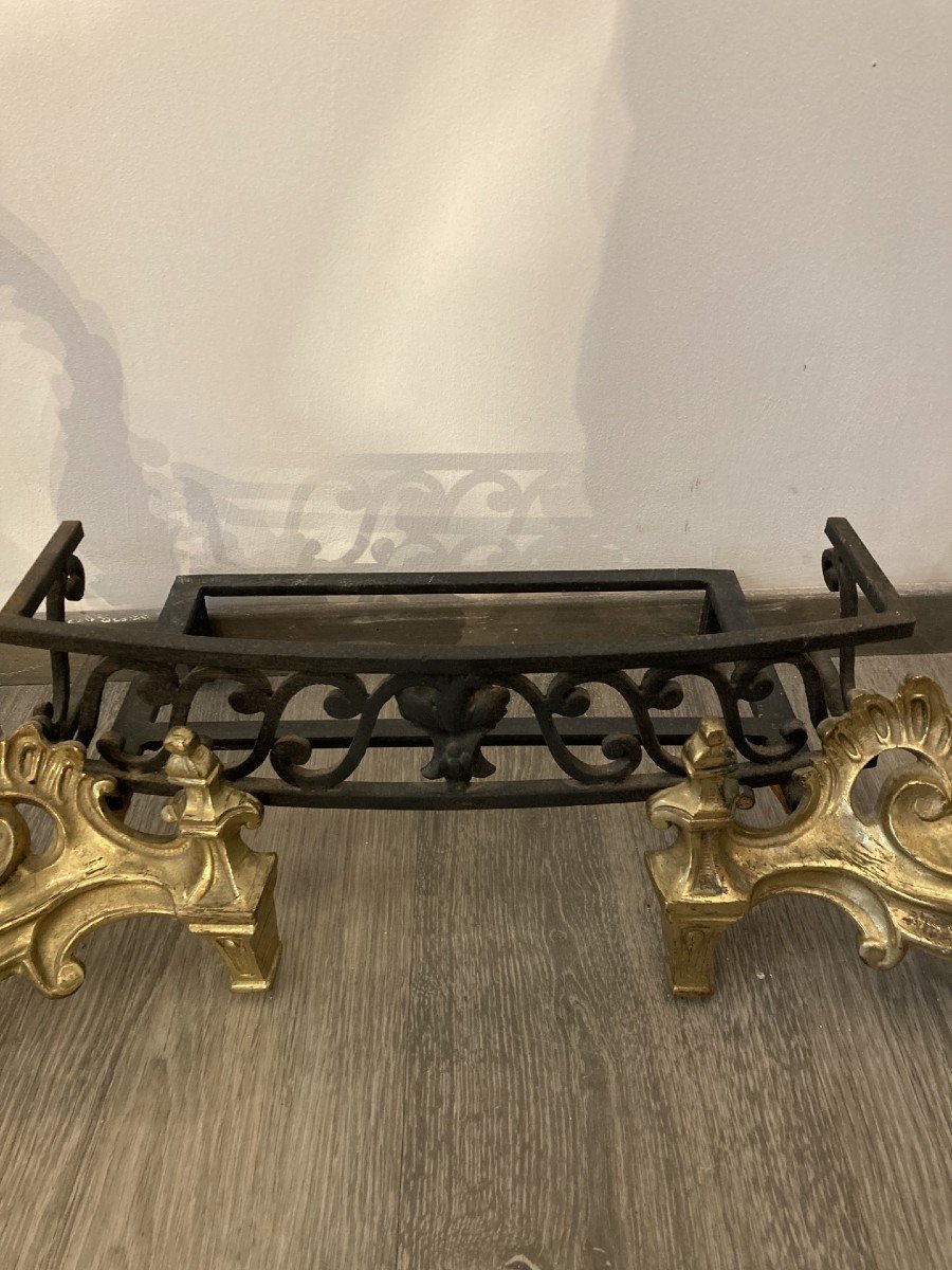 Pair Of Louis XV Style Andirons-photo-3