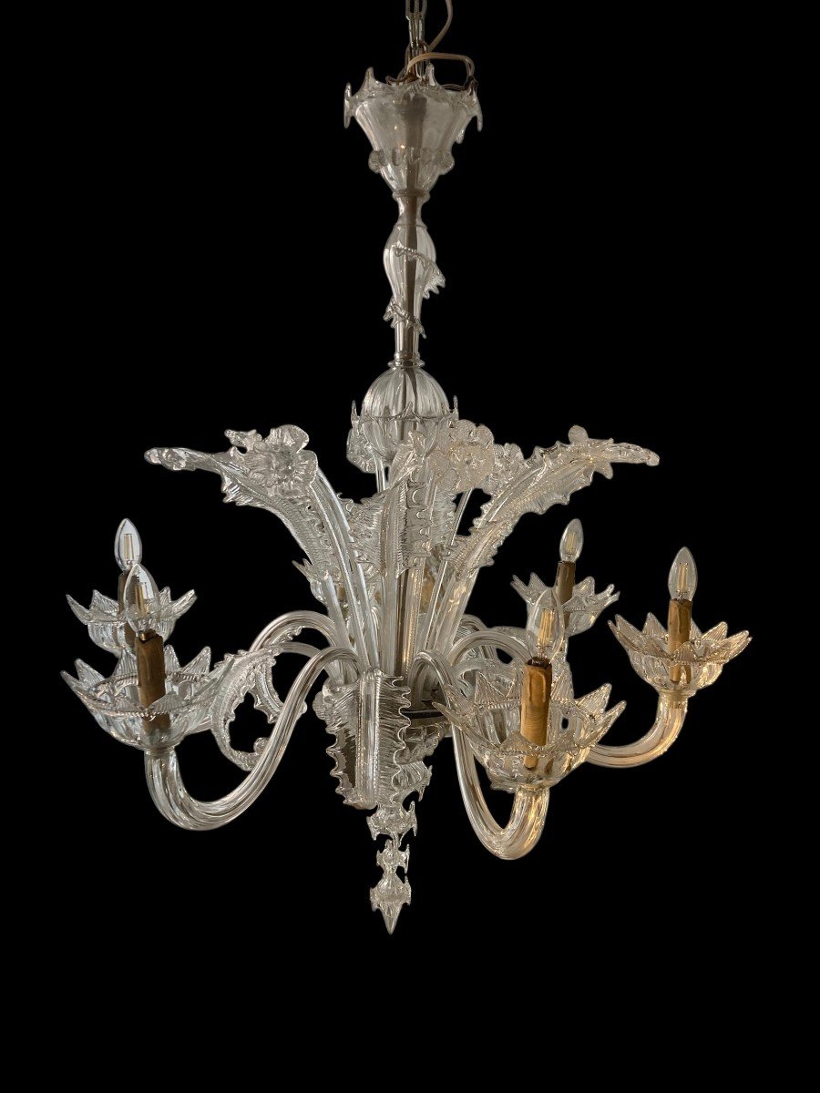 Lustre En Verre De Murano-photo-2